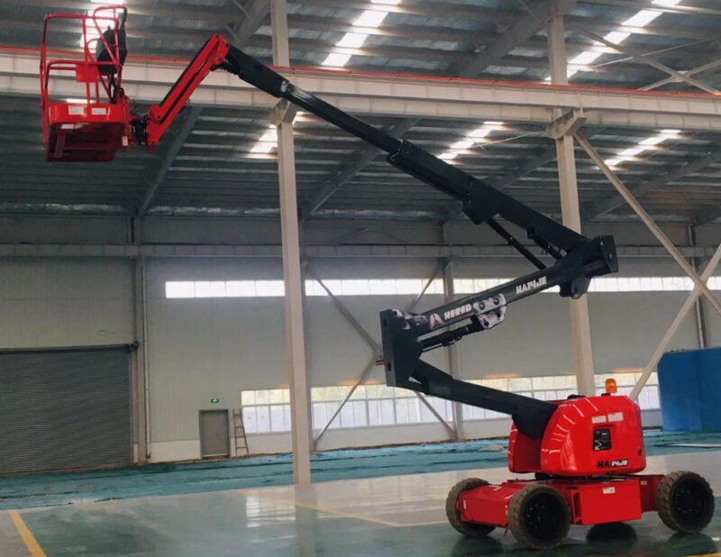 Xe nâng người tiếng Anh là gì? Tên tiếng Anh của các loại xe nâng người 6 Xe nâng người boom lift có tên là Telescopic Boom Lift hoặc Articulating Boom Lift