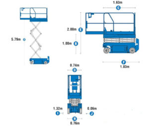 Bản vẽ CAD xe nâng người