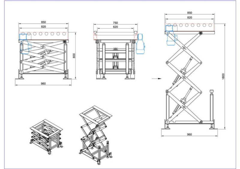 Bản vẽ CAD xe nâng được lấy từ nhiều trang web chính thống, diễn đàn kỹ thuật...