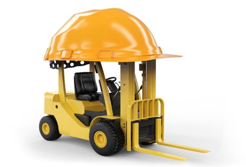 Xe nâng hàng được thiết kế để nâng pallet, thùng hàng và không có chức năng nâng người 