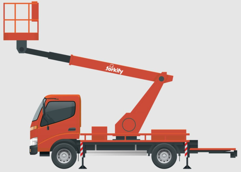 Thuê xe cẩu nâng người mang đến nhiều lợi ích 