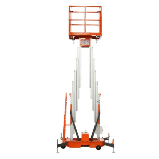 Xe nâng người 2 trục đứng 12m
