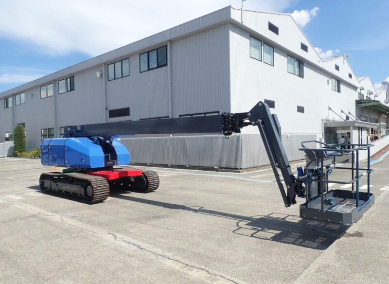 Xe nâng người boom lift bánh xích 