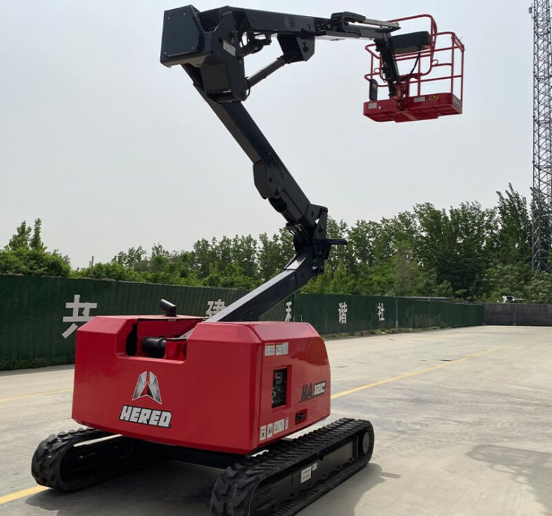 Xe nâng người boom lift khớp gập 