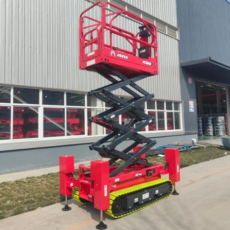 Động cơ xe nâng người Hered vận hành êm ái, tiết kiệm nhiên liệu 