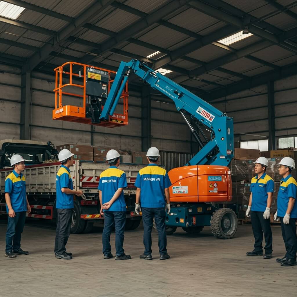 Manlift chuyên cung cấp xe nâng người nhập khẩu