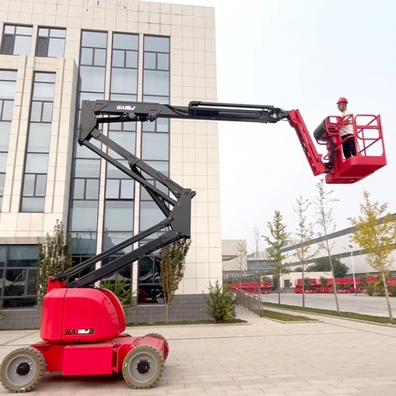 Xe nâng người boom lift 17.7m 230kg HA16JE