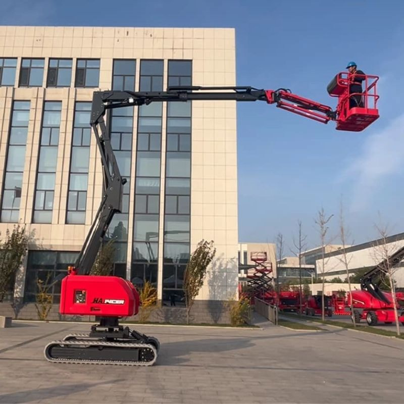 Xe nâng người boom lift bánh xích 14.6m 200kg HA12CEA 