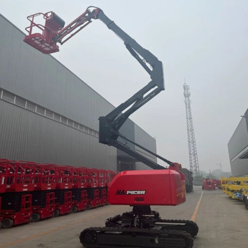 Xe nâng người boom lift bánh xích 14.6m 200kg HA12CEA 
