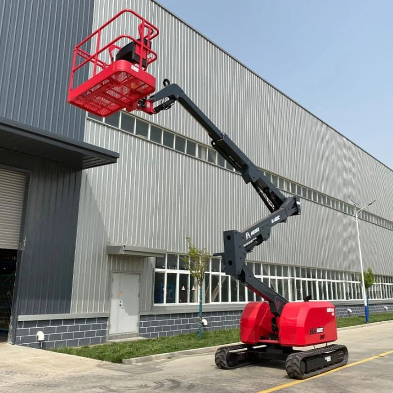 Xe nâng người boom lift chạy dầu 14.1m 200kg HA12C