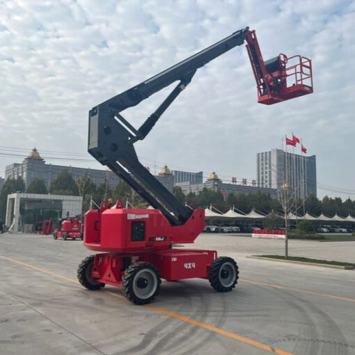 Xe nâng người cần trục 18.2m 300kg HT16JE