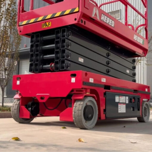 Xe nâng người cắt kéo bán tự hành 11.8m 320kg HS1012E