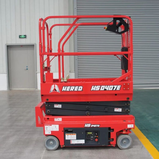 Xe nâng người cắt kéo bán tự hành 5.6m 240kg HS0407E