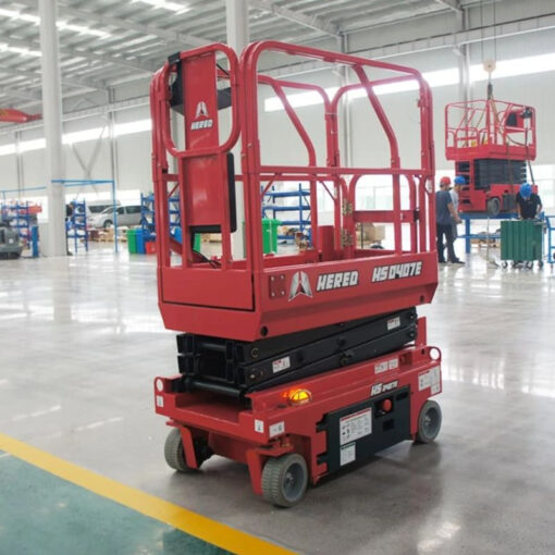 Xe nâng người cắt kéo bán tự hành 5.6m 240kg HS0407E