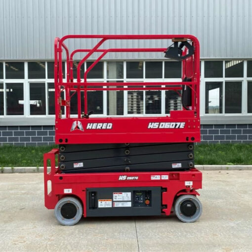 Xe nâng người cắt kéo bán tự hành 7.8m 230kg HS0607E