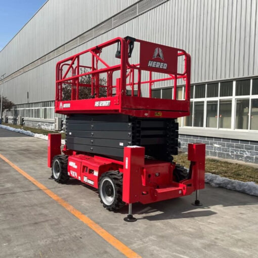 Xe nâng người cắt kéo địa hình 14m 360kg HS1218ERT