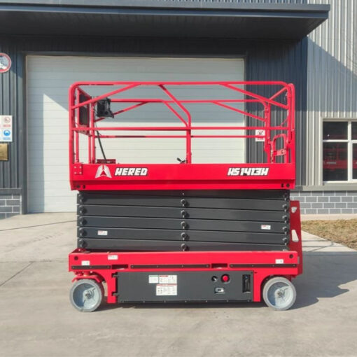 Xe nâng người cắt kéo tự hành 15.7m 250kg HS1413H