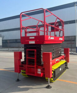 Xe nâng người cắt kéo tự hành bánh xích 15.8m 250kg HC1416E-R