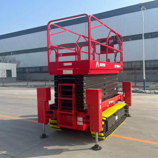 Xe nâng người cắt kéo tự hành bánh xích 15.8m 250kg HC1416E-R