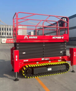 Xe nâng người cắt kéo tự hành bánh xích 15.8m 250kg HC1416E-R