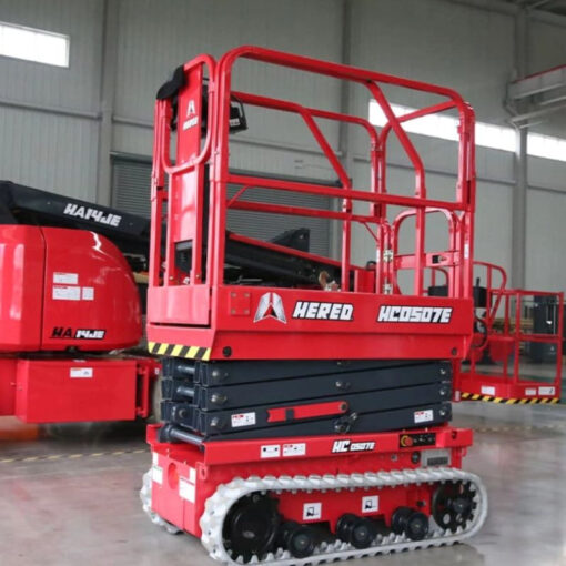 Xe nâng người cắt kéo tự hành bánh xích 6.5m 230kg HC0507E